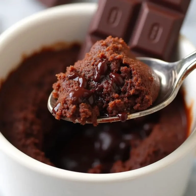 Gooey Chocolate Mug Cake