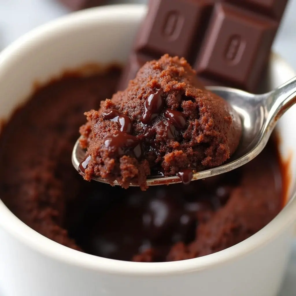Gooey Chocolate Mug Cake