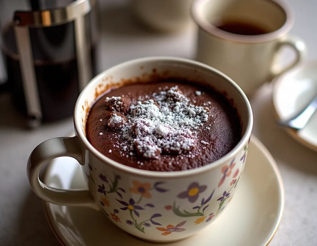 espresso chocolate mug cake