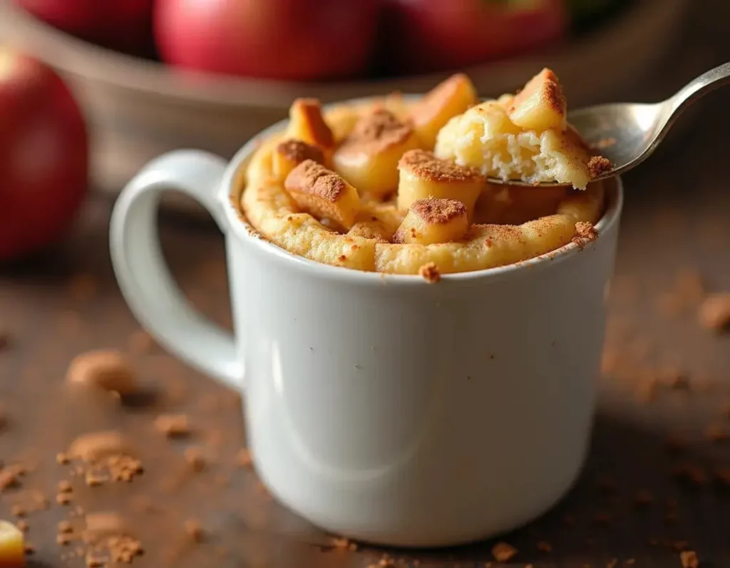 Apple Cinnamon Mug Cake Recipe