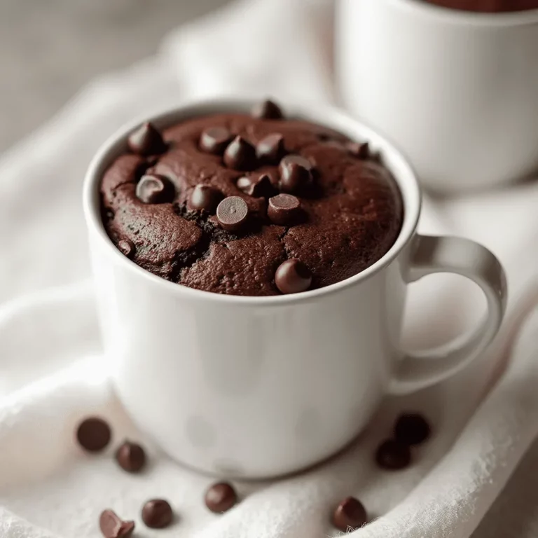 Chocolate Vegan Mug Cake