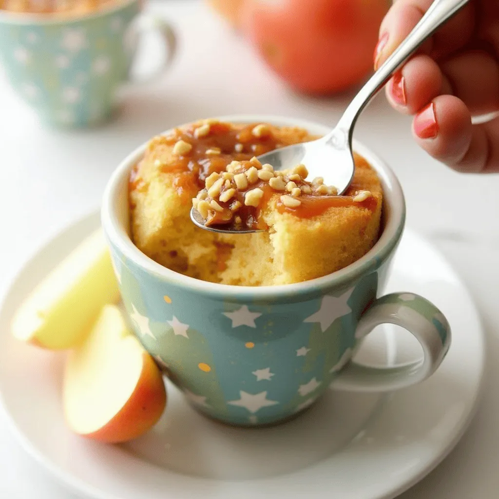 Easy Applesauce Mug Cake Recipe
