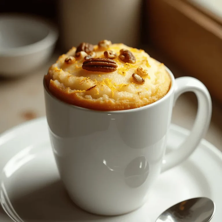 Pound Cake in a Mug