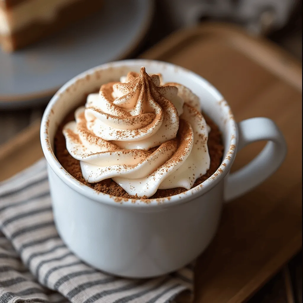 Tiramisu Mug Cake