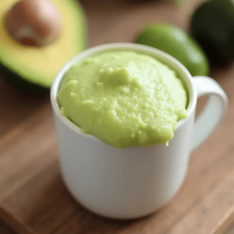 Avocado Mug Cake