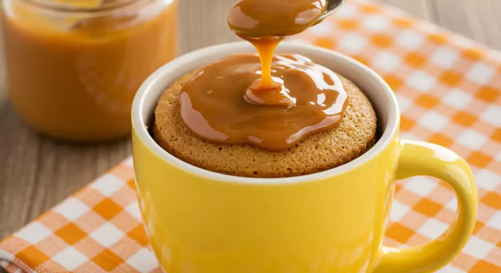 Dulce De Leche Mug Cake
