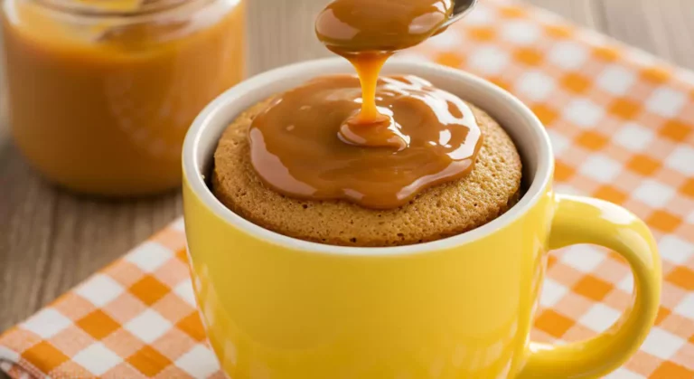 Dulce De Leche Mug Cake