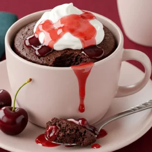 Black Forest Mug Cake