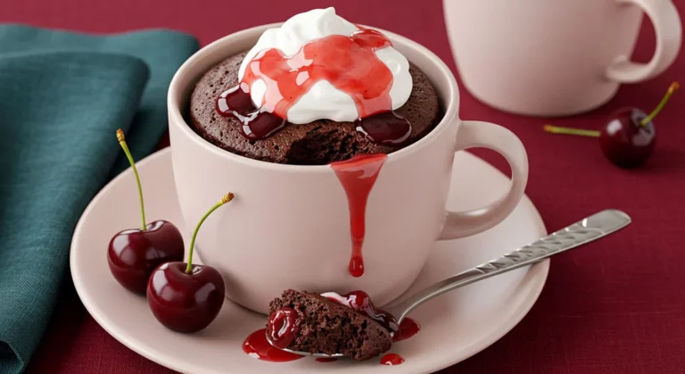 Black Forest Mug Cake