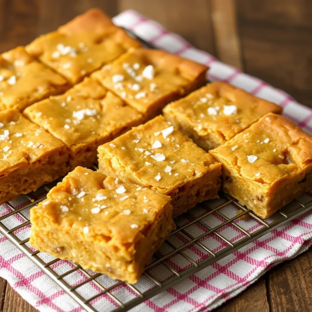 Butterscotch Cashew Blondies