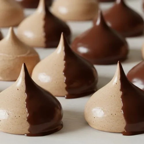 Chocolate Espresso Meringue Kisses