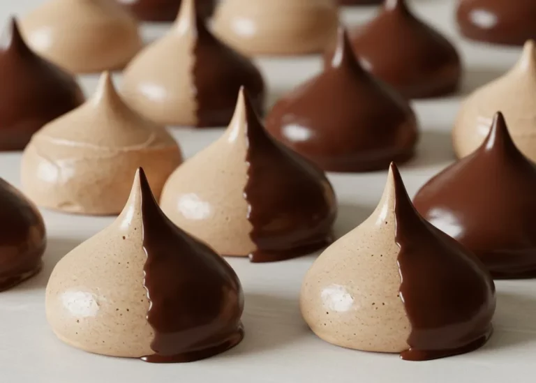 Chocolate Espresso Meringue Kisses