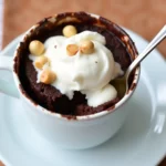 Chocolate Hazelnut Crunch Delight Mug Cake