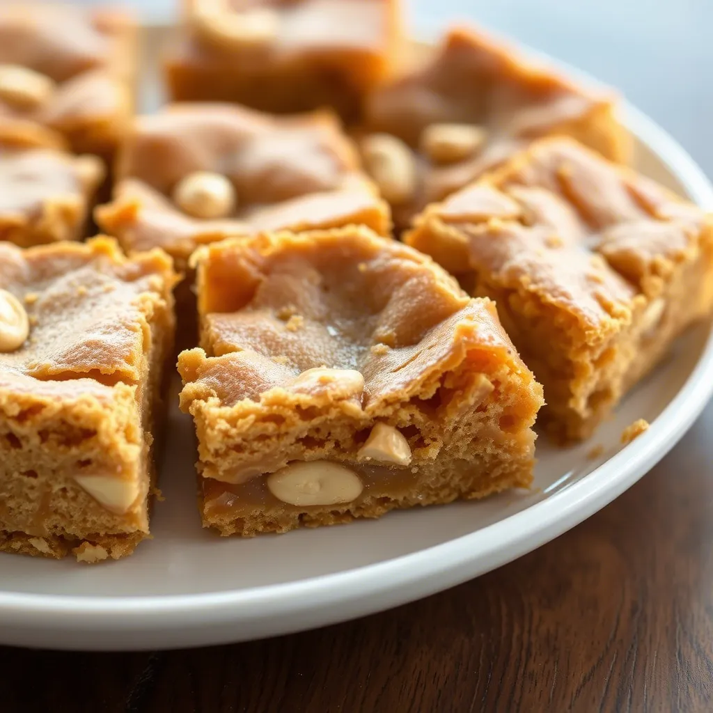 Nutty Butterscotch Blondies
