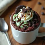 Chocolate Mint Oreo Extravaganza Mug Cake