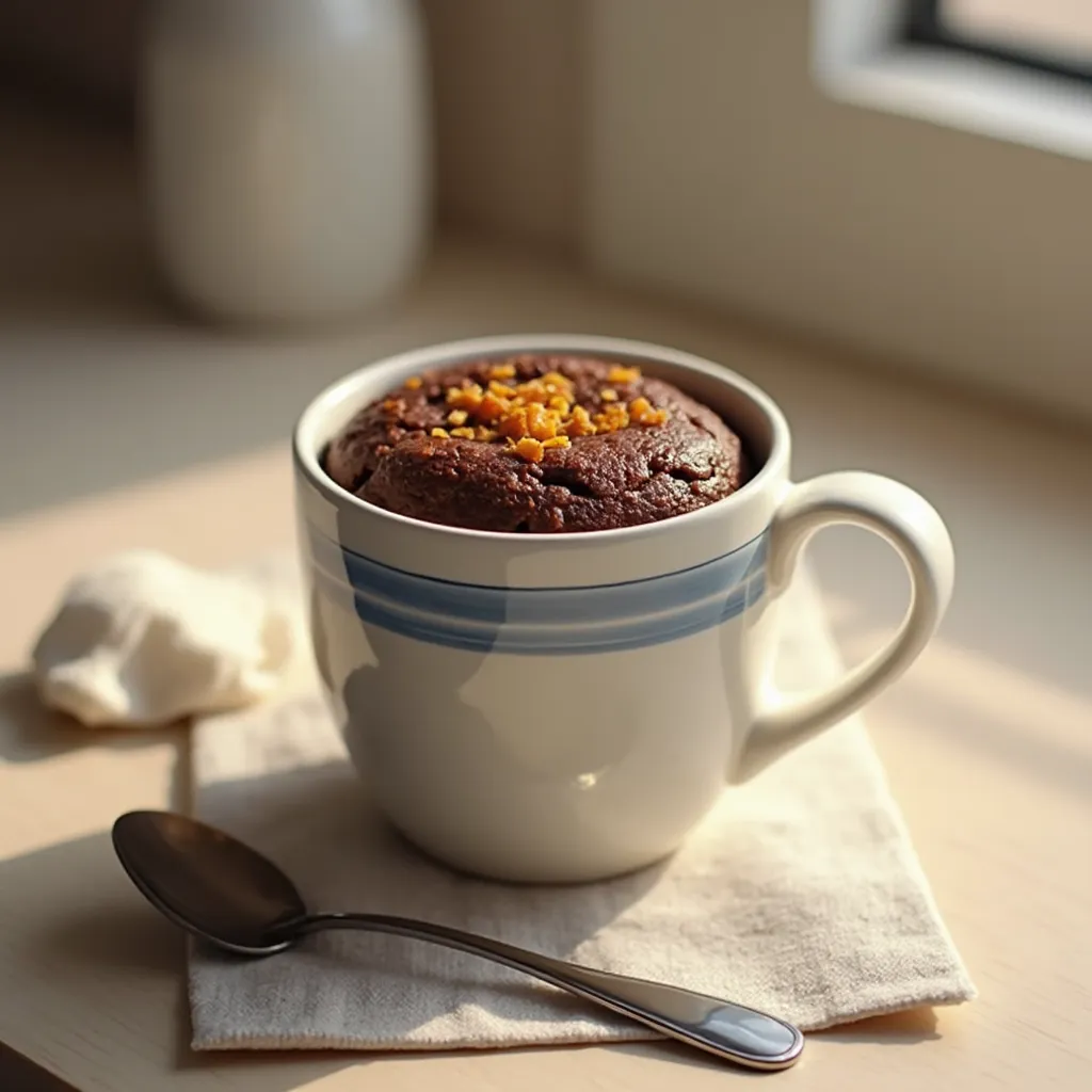 Easy Chocolate Orange Mug Cake