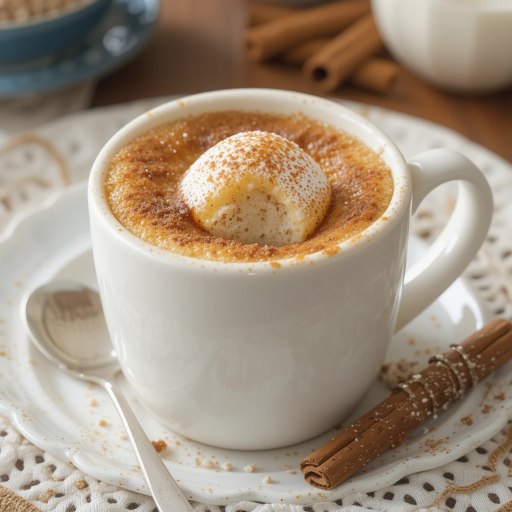 Vanilla Cinnamon Mug Cake