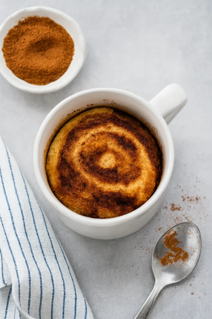 Cinnamon Roll Mug Cake recipe