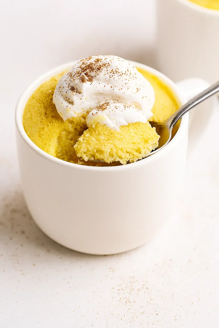 Eggnog Mug Cake