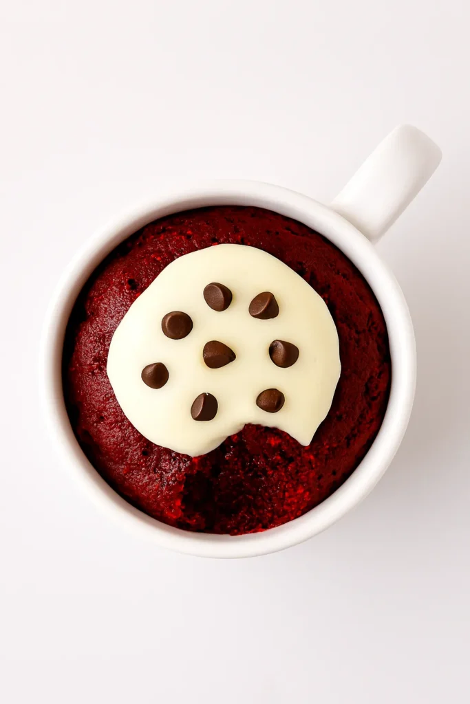 microwave red velvet cake