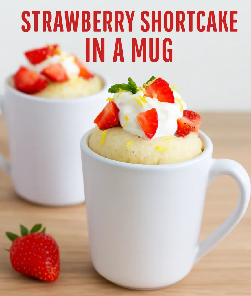 mug strawberry shortcake