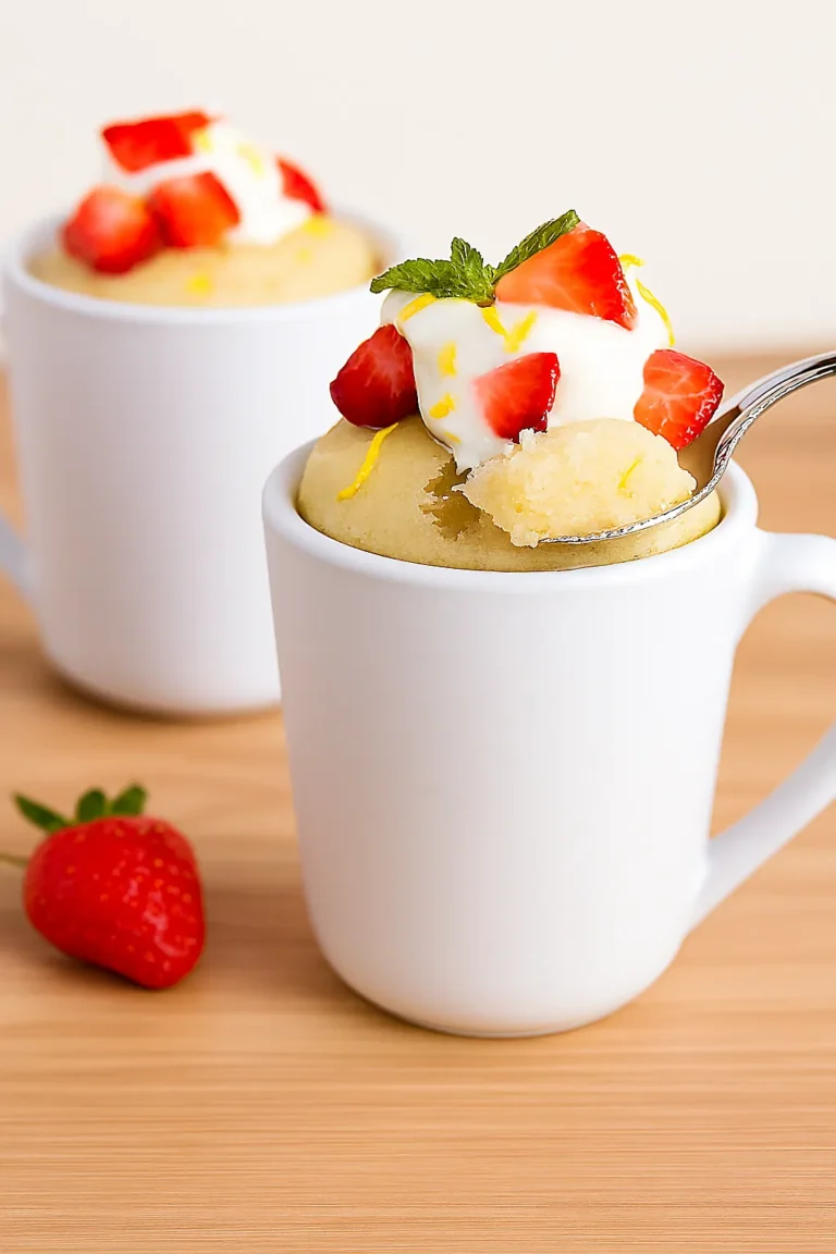 strawberry shortcake in a cup