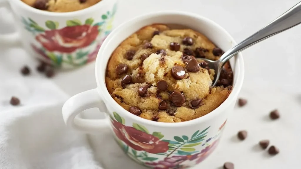 Easy Classic Chocolate Chip Mug Cake