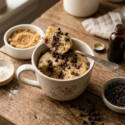 Cookie Dough Mug Cake