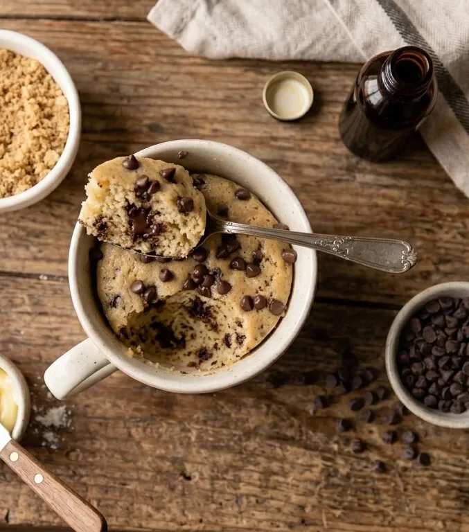 Cookie Dough Mug Cake recipe
