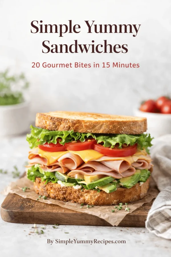 Simple Yummy Sandwiches Simple Yummy Sandwiches