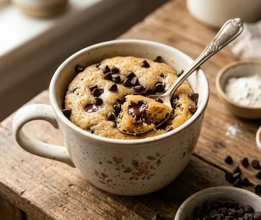 easy Cookie Dough Mug Cake