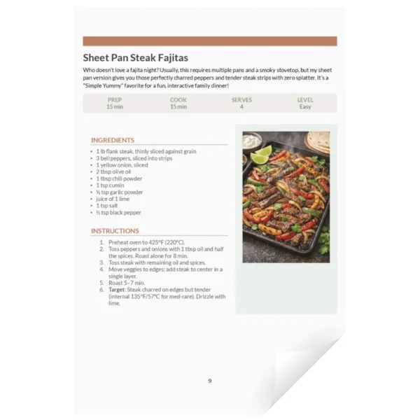 Simple Yummy Sheet Pan - Sheet pan Steak Fajitas recipe Simple Yummy Sheet Pan - Sheet pan Steak Fajitas recipe