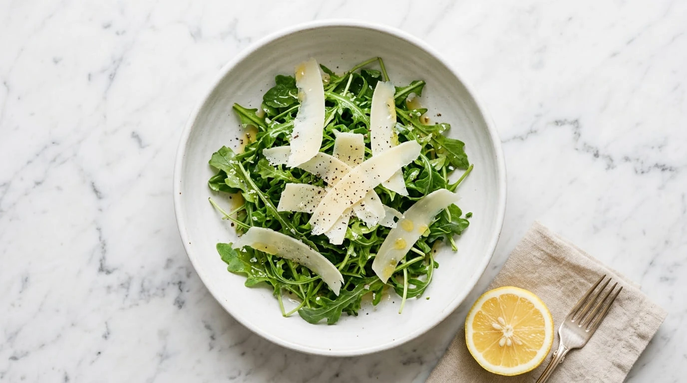 Arugula Salad with Parmesan and Lemon (10-Min Recipe)
