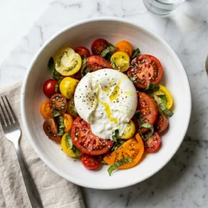 Burrata and Tomato Salad