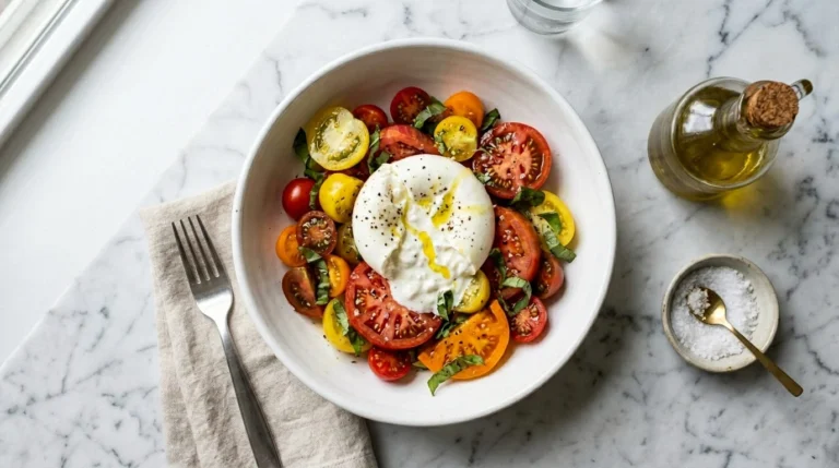 Burrata and Tomato Salad