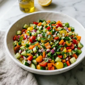 Middle Eastern Chopped Salad