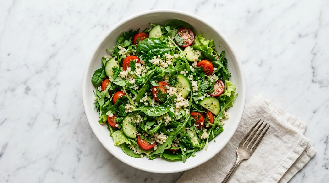 Fresh Quinoa Tabbouleh (Gluten-Free Herb Salad)