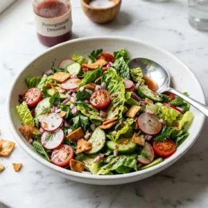 Traditional Fattoush Salad