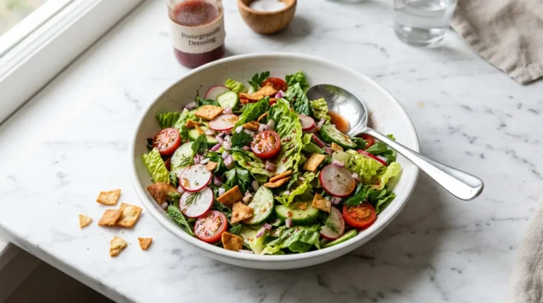 Traditional Fattoush Salad