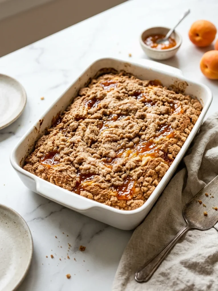 Apricot Swirl Coffee Cake