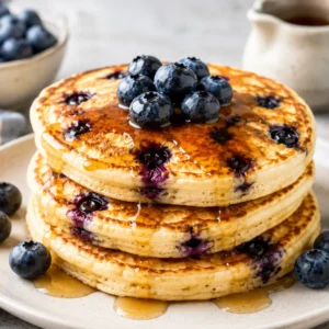 Blueberry Greek Yogurt Pancakes