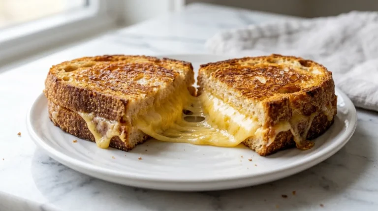 Classic Crispy Grilled Cheese Sandwich