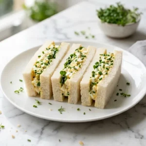 Classic Egg Salad Finger Sandwiches