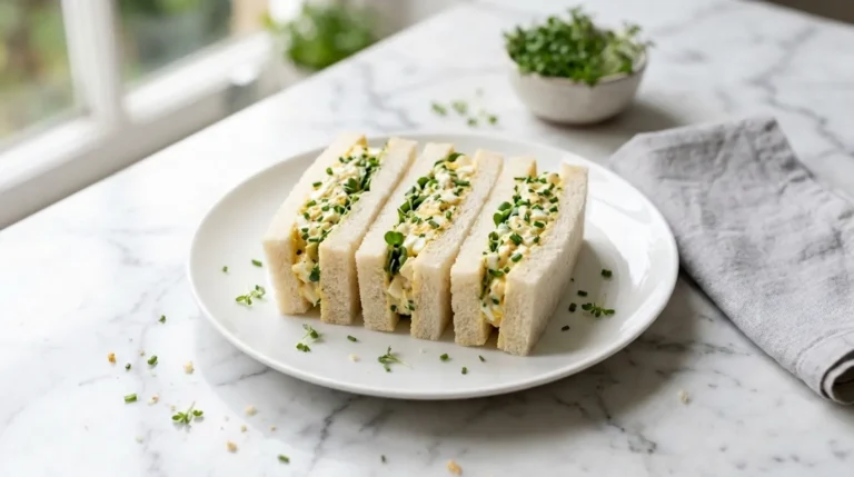 Classic Egg Salad Finger Sandwiches