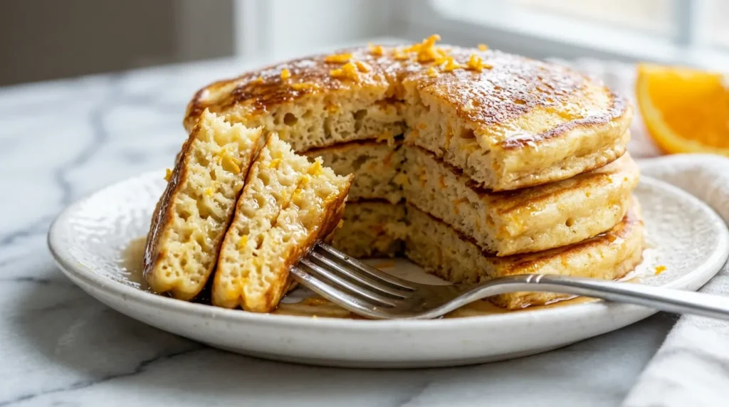 Easy Gluten-Free Vanilla Orange Protein Pancakes