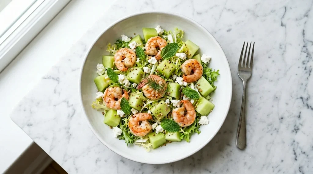 Easy Shrimp Melon Salad