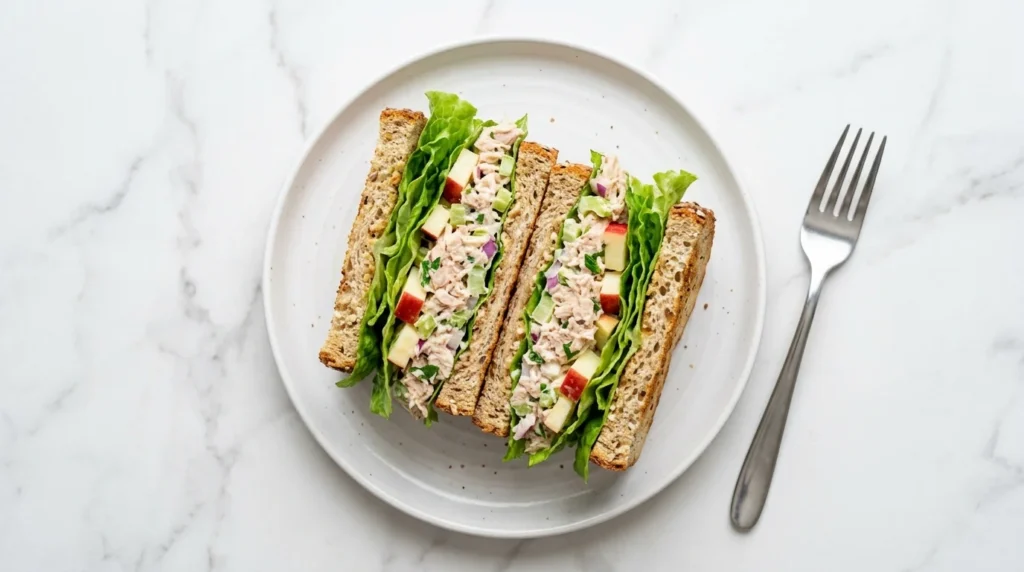 Easy Tuna Apple Salad Sandwich recipe