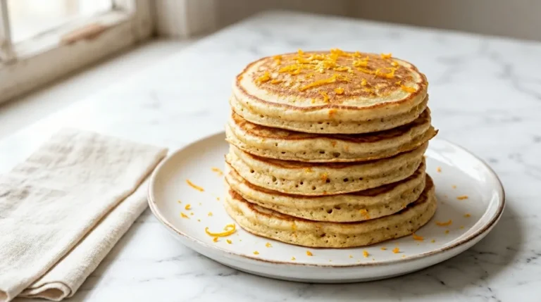 Gluten-Free Vanilla Orange Protein Pancakes