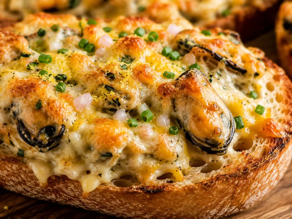 Mussel Open Ciabatta Sandwich