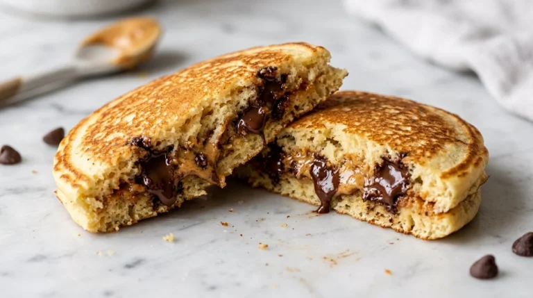 Peanut Butter Chocolate Chip Pancakes Recipe